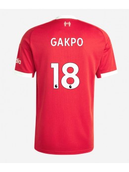 Liverpool Cody Gakpo #18 Replika Hemmakläder 2025-26 Kortärmad